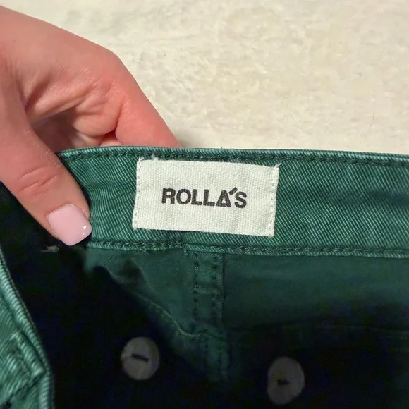 ROLLA'S Green High Rise Wide Leg Pants - Picture 4 of 4